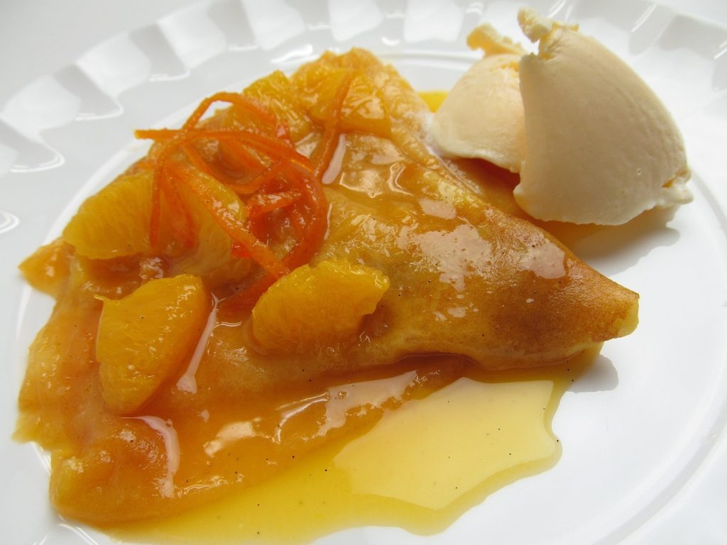Crêpes Suzette flambées au Grand Marnier – bacsucre