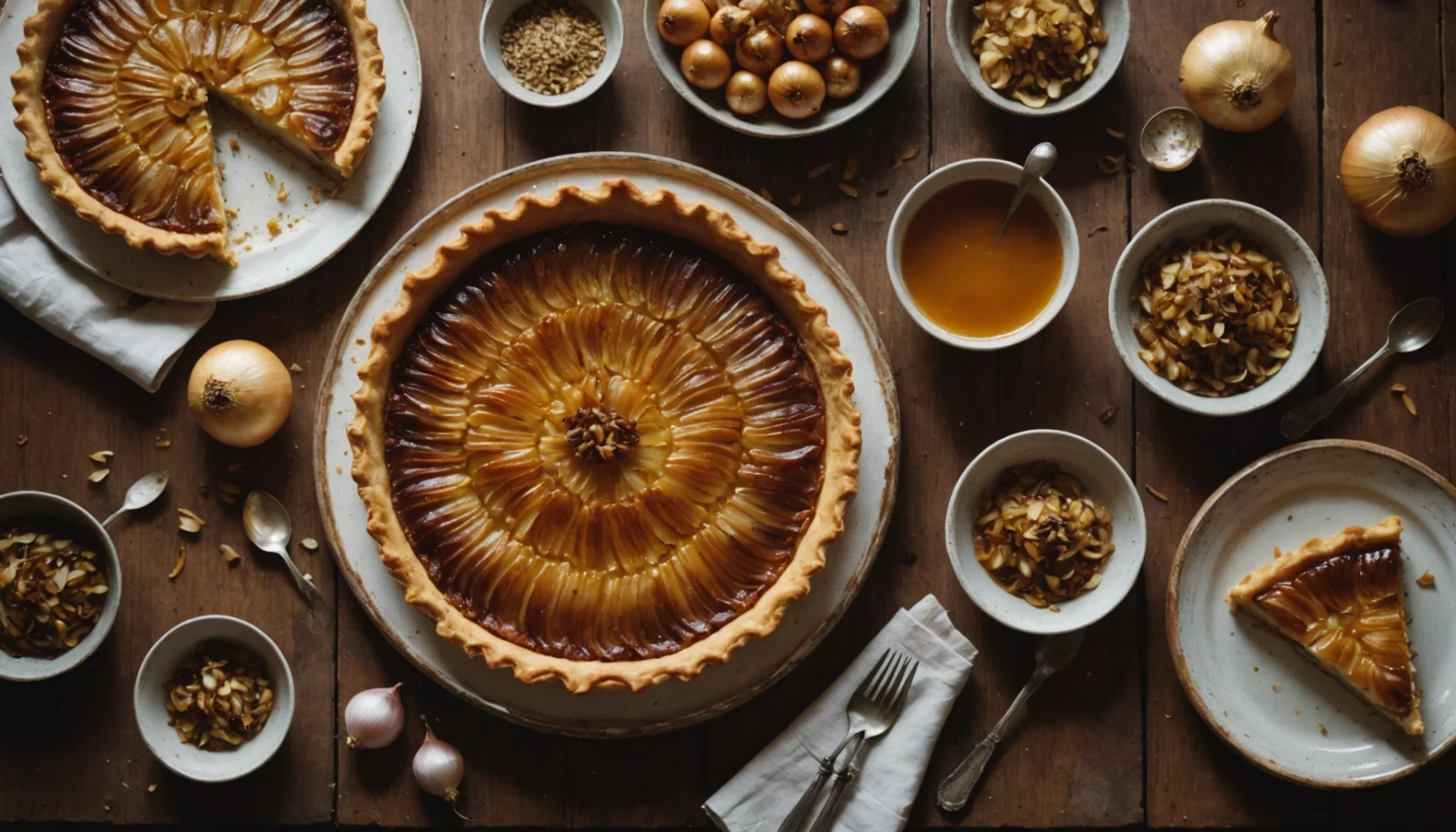 tarte aux oignons doux