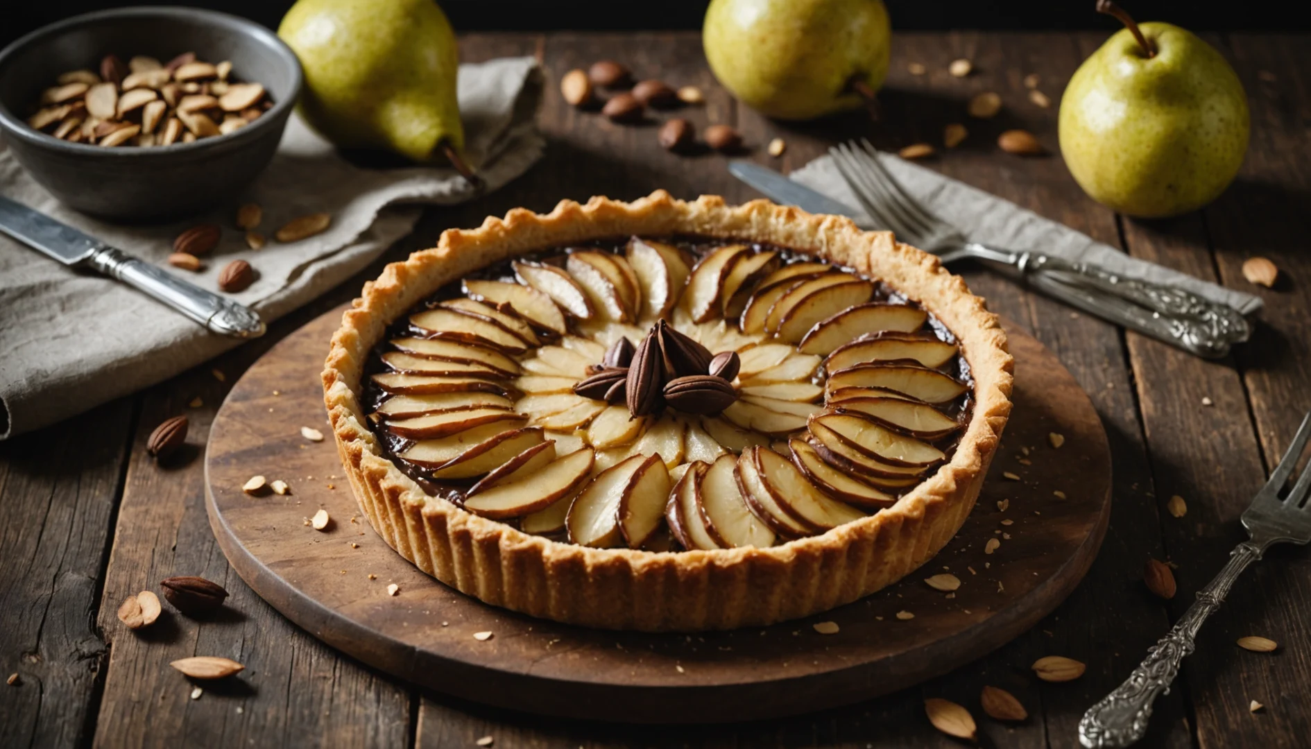 amande poire chocolat