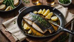 recette black bass à la poêle