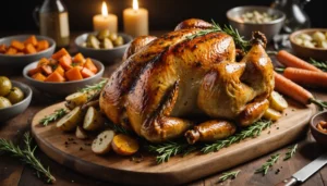 cuire un poulet au four