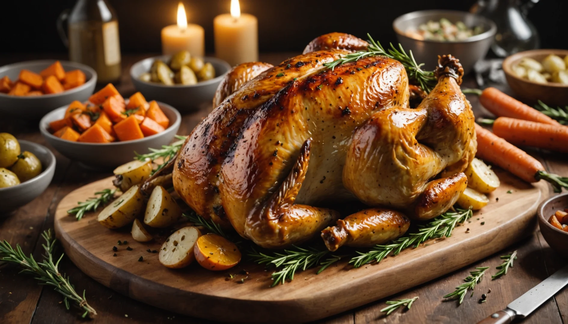 cuire un poulet au four
