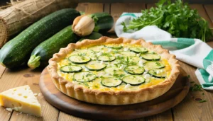 quiche courgette chevre