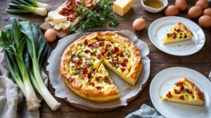 tarte poireaux lardons