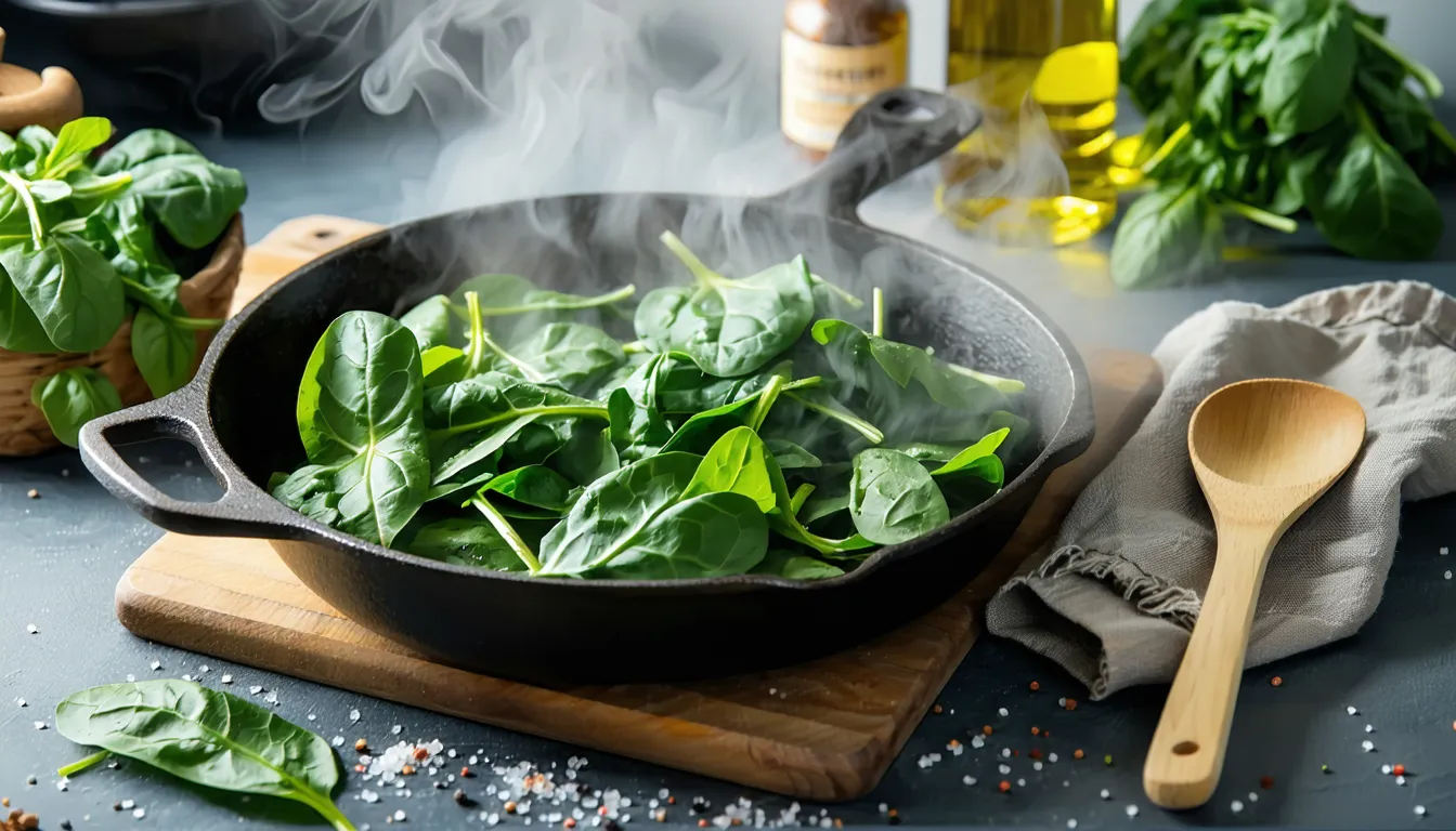 recette epinard frais