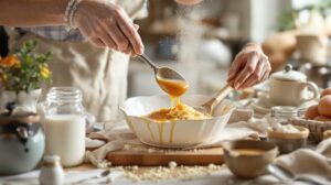 gâteau de semoule au caramel sans four