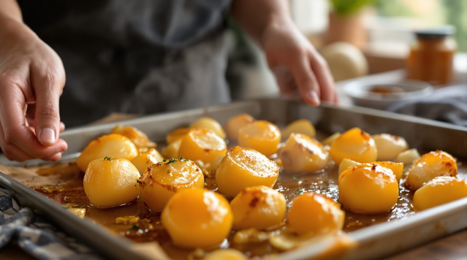 navets rôtis au miel