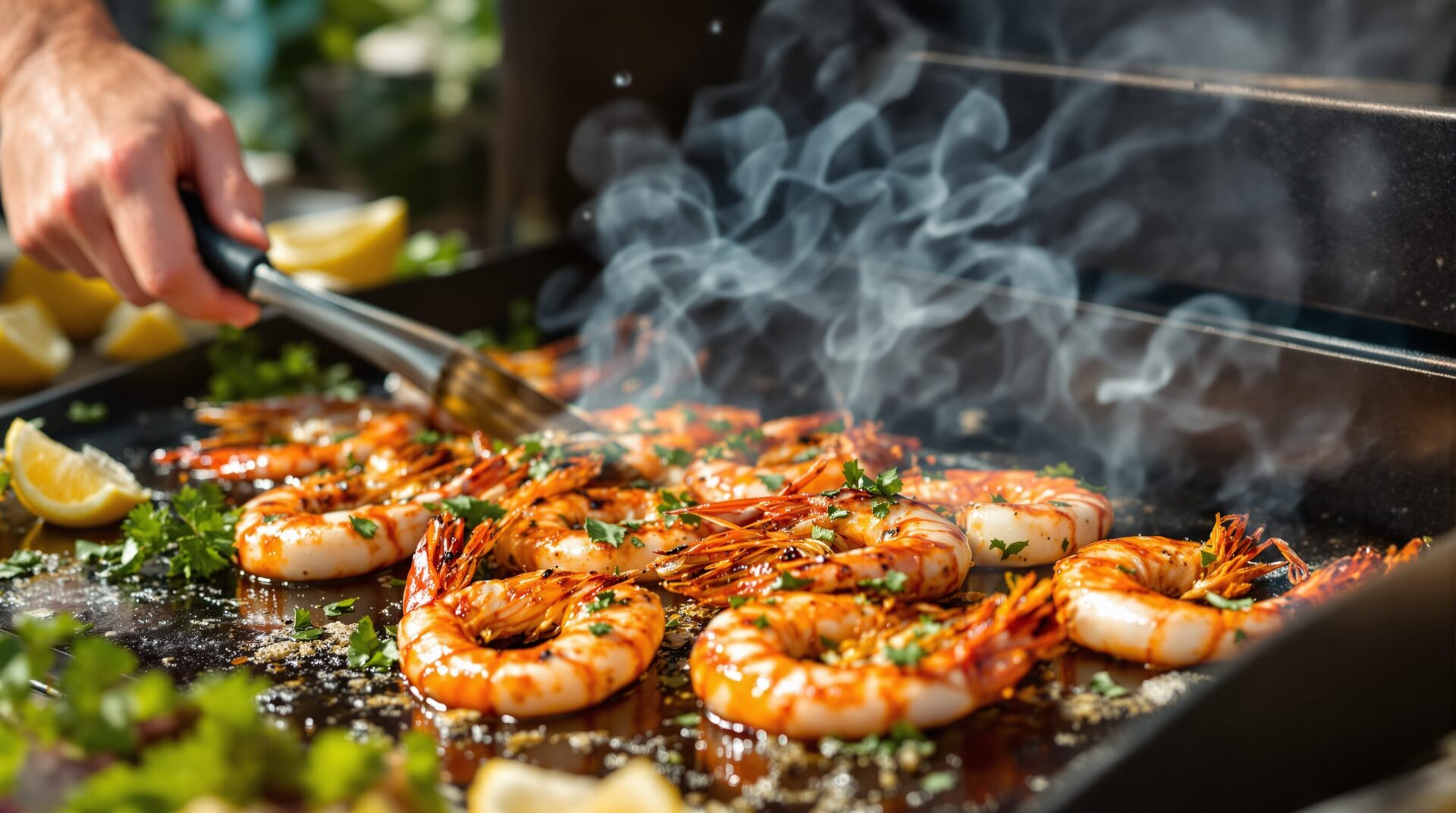 recette gambas marinées plancha