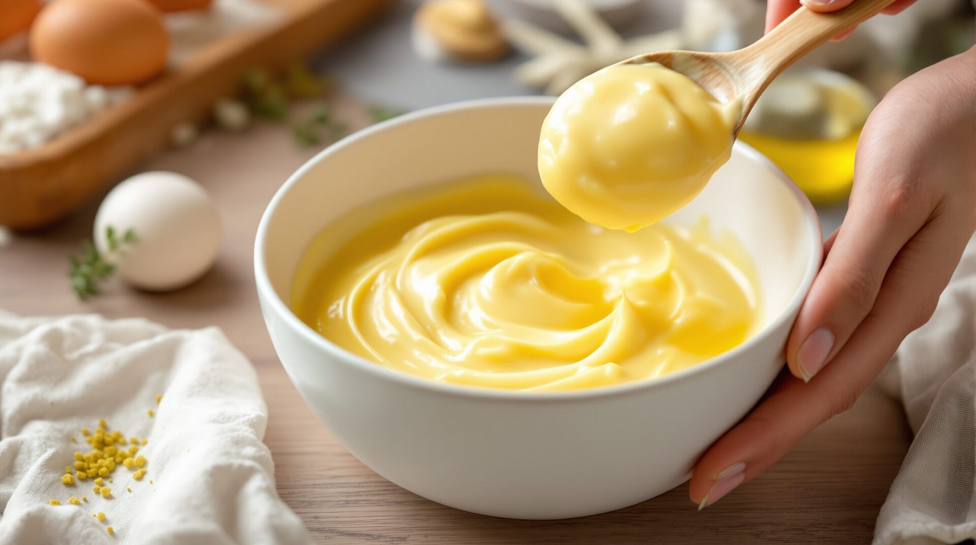 recette mayonnaise sans huile avec oeuf dur