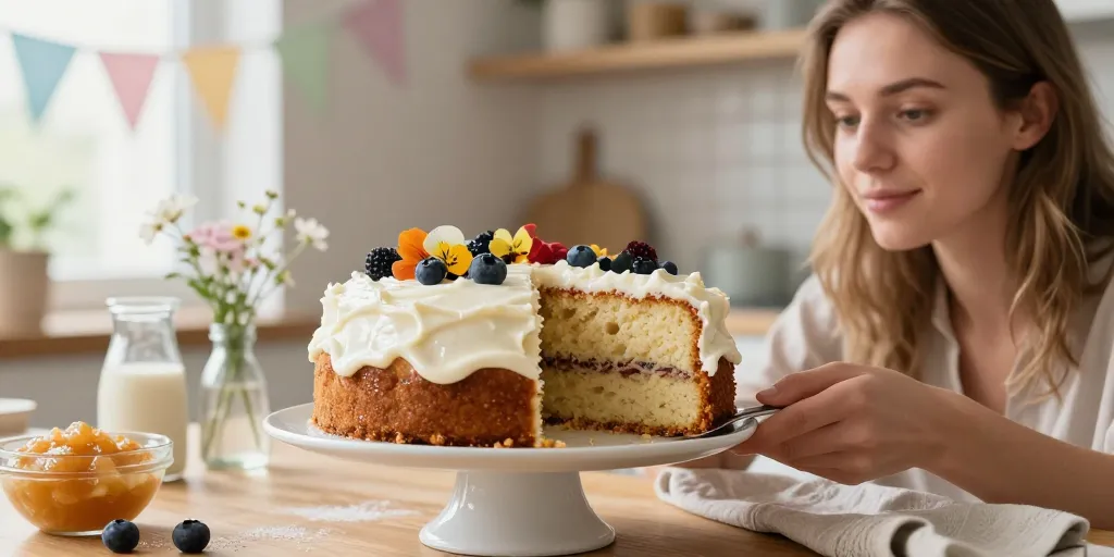 gâteau anniversaire vegan facile