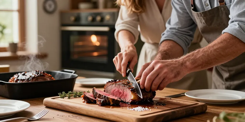 cote de boeuf au four