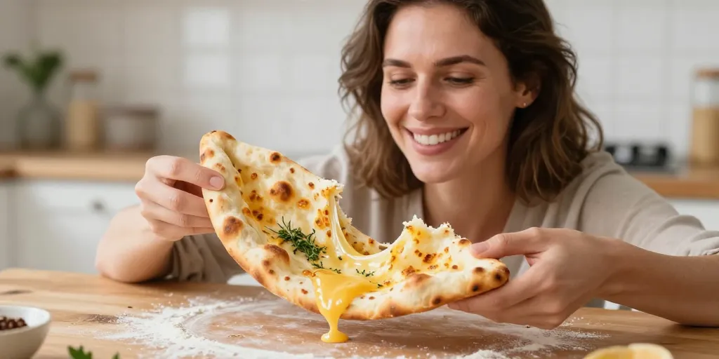 recette naan fromage